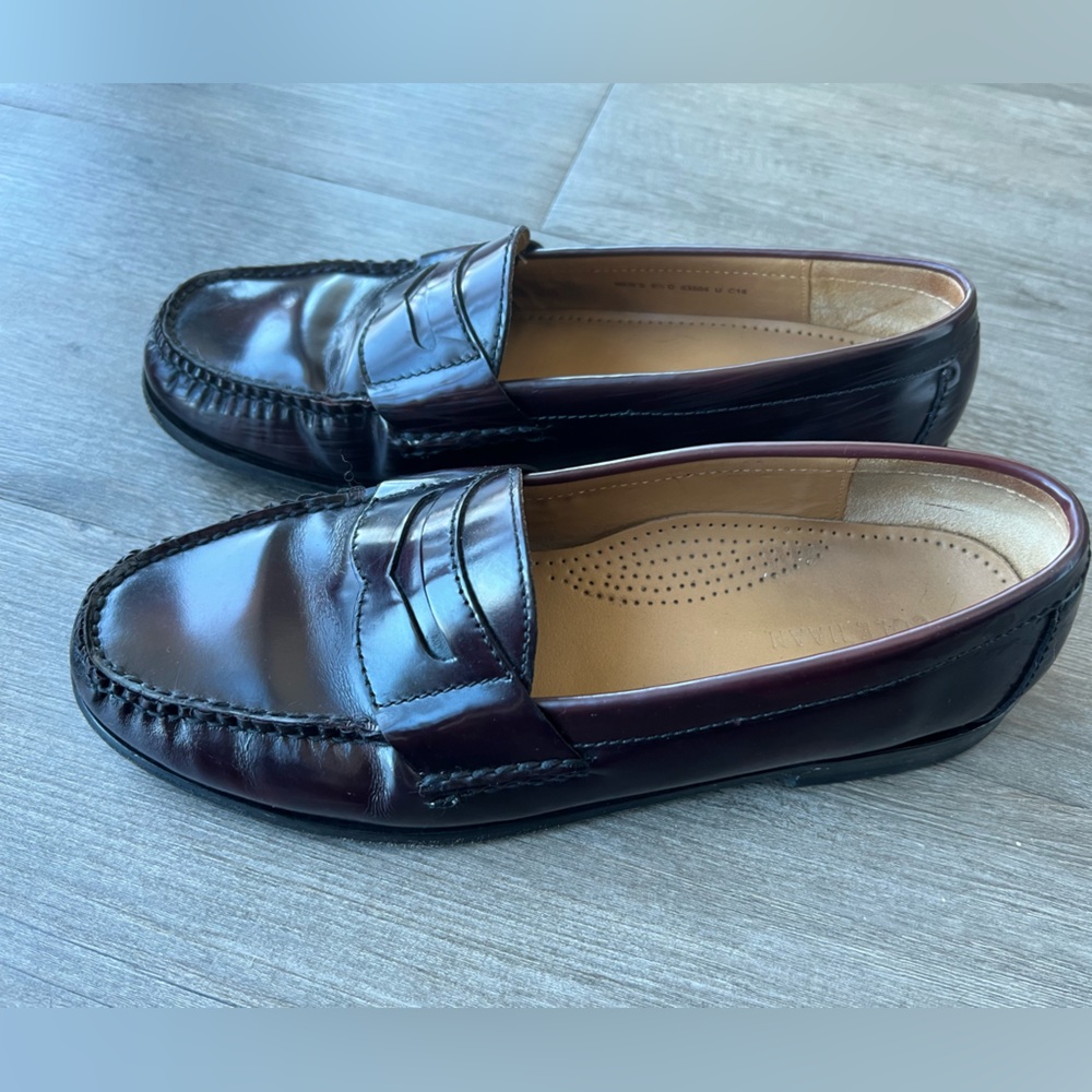 Cole Haan Men Pinch Penny Burgundy Size 9.5